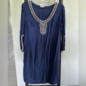 Lilly Pulitzer beaded dress or cover up